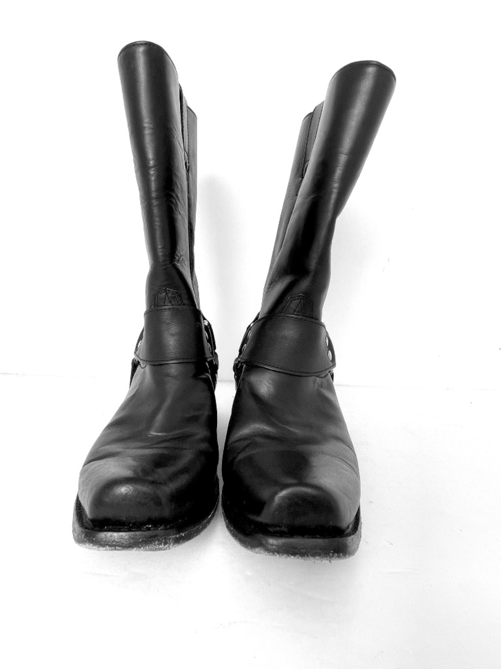 RODEO BRAVO HANDMADE LEATHER BOOTS SIZE 26.5 MEX.